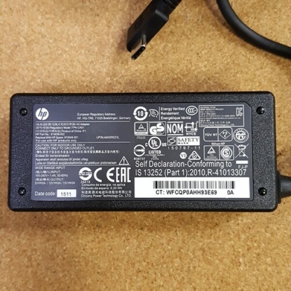 액정도매(LCD도매),아답타 HP TPN-CA01 5V 2A 12V 3A 15V 3A USB TYPE-C AC Adapter HQ-TRE